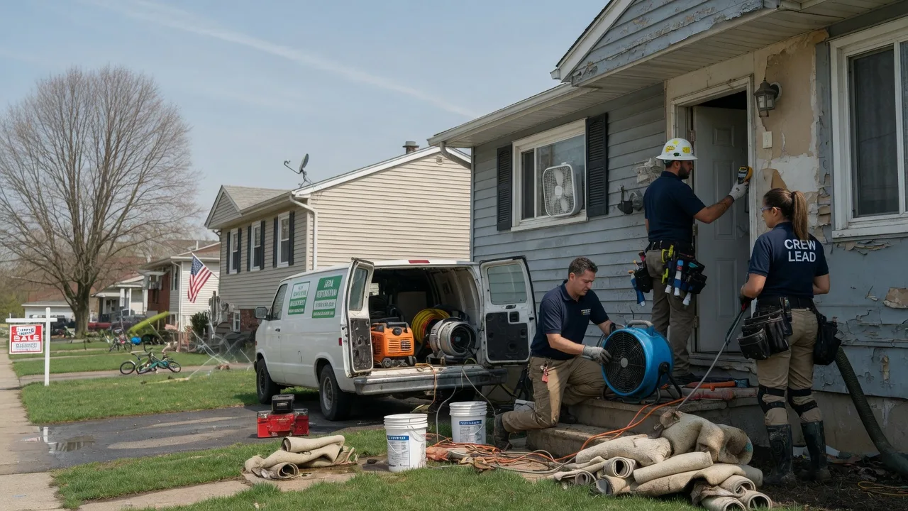 Flood Cleanup in Rowland, PA near me